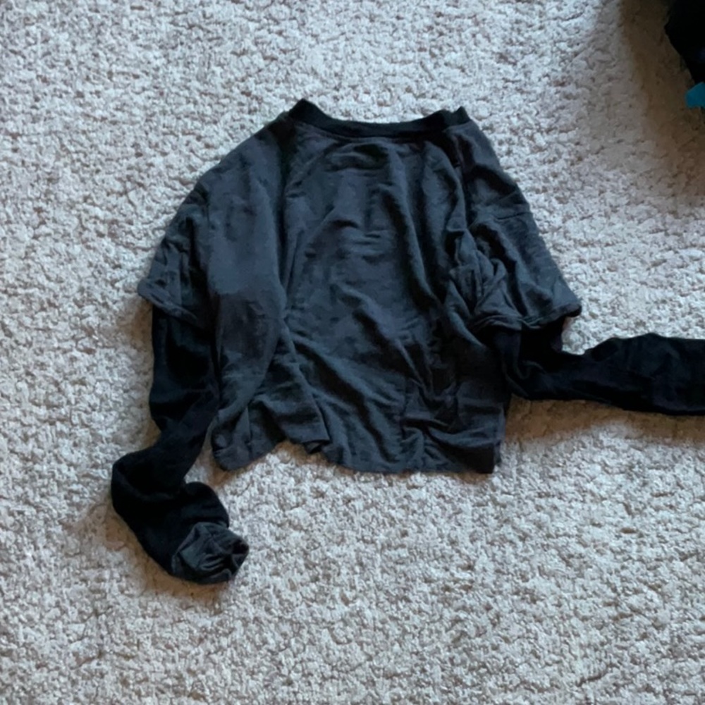 Black Katie j long sleeves kids top!
